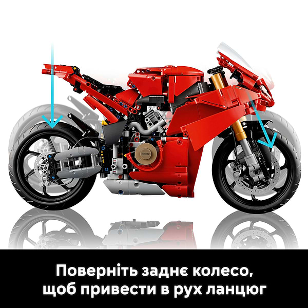 Фото - Конструктор LEGO Technic Мотоцикл Ducati Panigale V4 S (42202)