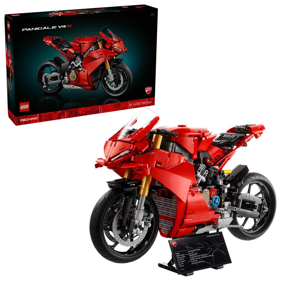 Конструктор LEGO Technic Мотоцикл Ducati Panigale V4 S (42202) - Фото 1