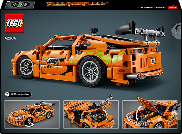Фото - Конструктор LEGO Technic Fast and Furious Toyota Supra MK4 (42204)