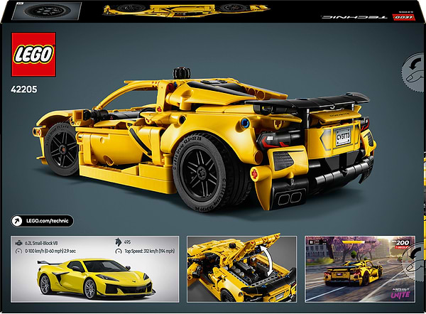 Фото - Конструктор LEGO Technic Chevrolet Corvette Stingray (42205)