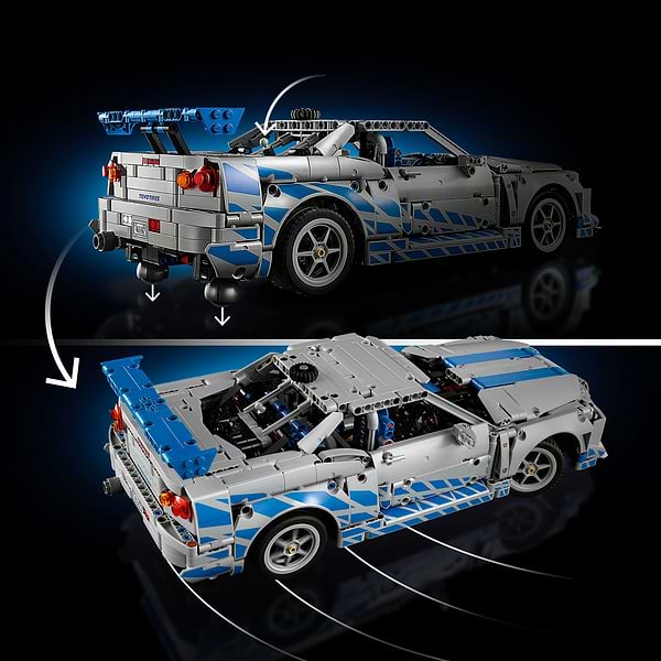 Фото - Конструктор LEGO Technic Двойной форсаж Автомобиль Nissan Skyline GT-R (R34) (42210)