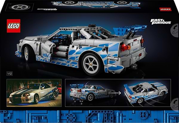 Фото - Конструктор LEGO Technic Двойной форсаж Автомобиль Nissan Skyline GT-R (R34) (42210)