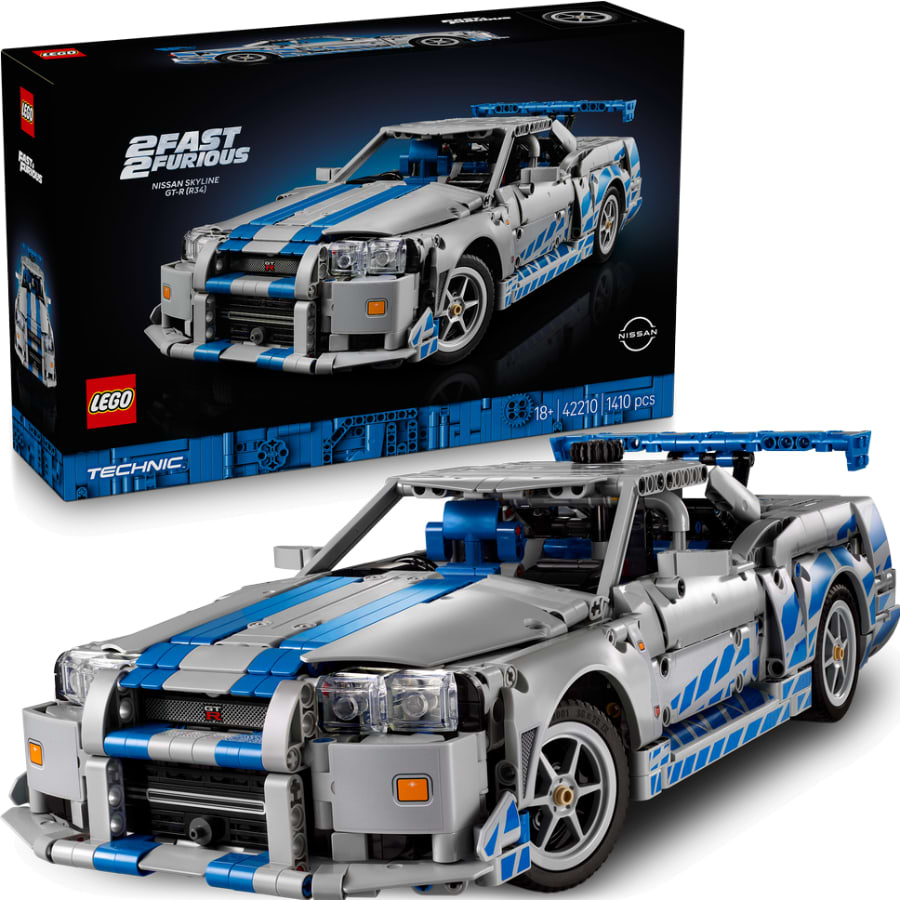 Конструктор LEGO Technic Двойной форсаж Автомобиль Nissan Skyline GT-R (R34) (42210) - Фото 1