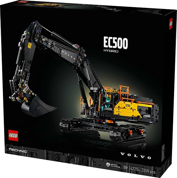 Фото - Конструктор LEGO  Technic Екскаватор Volvo EC500 Hybrid (42215)