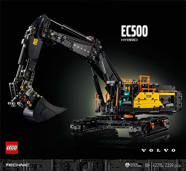 Фото - Конструктор LEGO  Technic Екскаватор Volvo EC500 Hybrid (42215)