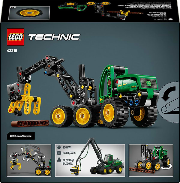 Фото - Конструктор LEGO  Technic Колісний комбайн John Deere 1470H (42218)