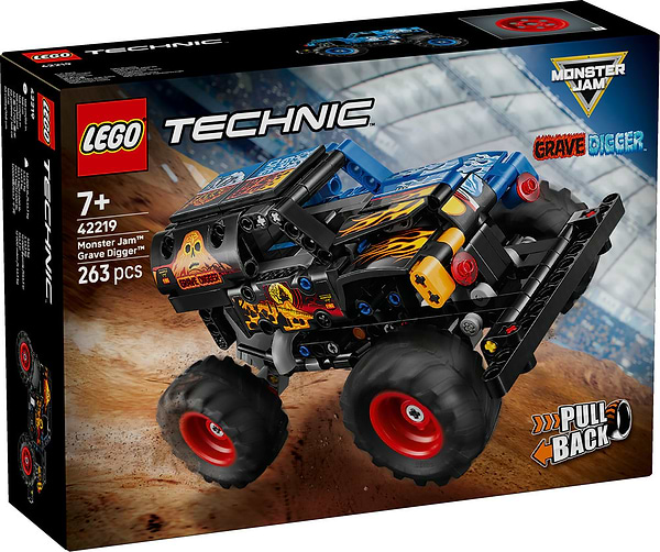 Фото - Конструктор LEGO Technic Monster Jam™ Grave Digger™ Вогонь і лід (42219)