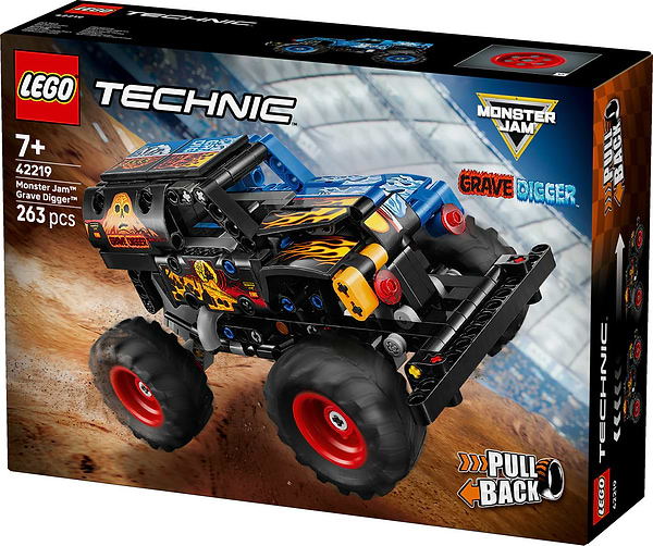 Фото - Конструктор LEGO Technic Monster Jam™ Grave Digger™ Вогонь і лід (42219)