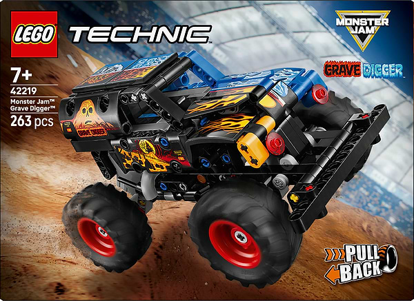 Фото - Конструктор LEGO Technic Monster Jam™ Grave Digger™ Вогонь і лід (42219)