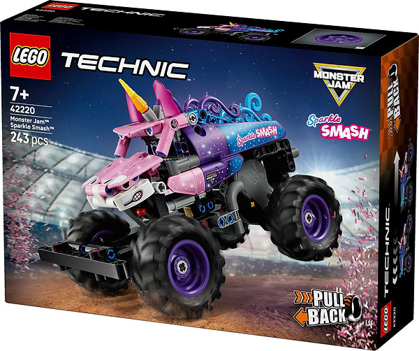 Фото - Конструктор LEGO  Technic Monster Jam™ Sparkle Smash™ із функцією «Pull-Back» (42220)