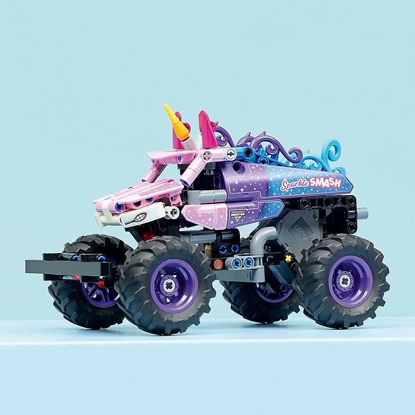 Фото - Конструктор LEGO  Technic Monster Jam™ Sparkle Smash™ із функцією «Pull-Back» (42220)