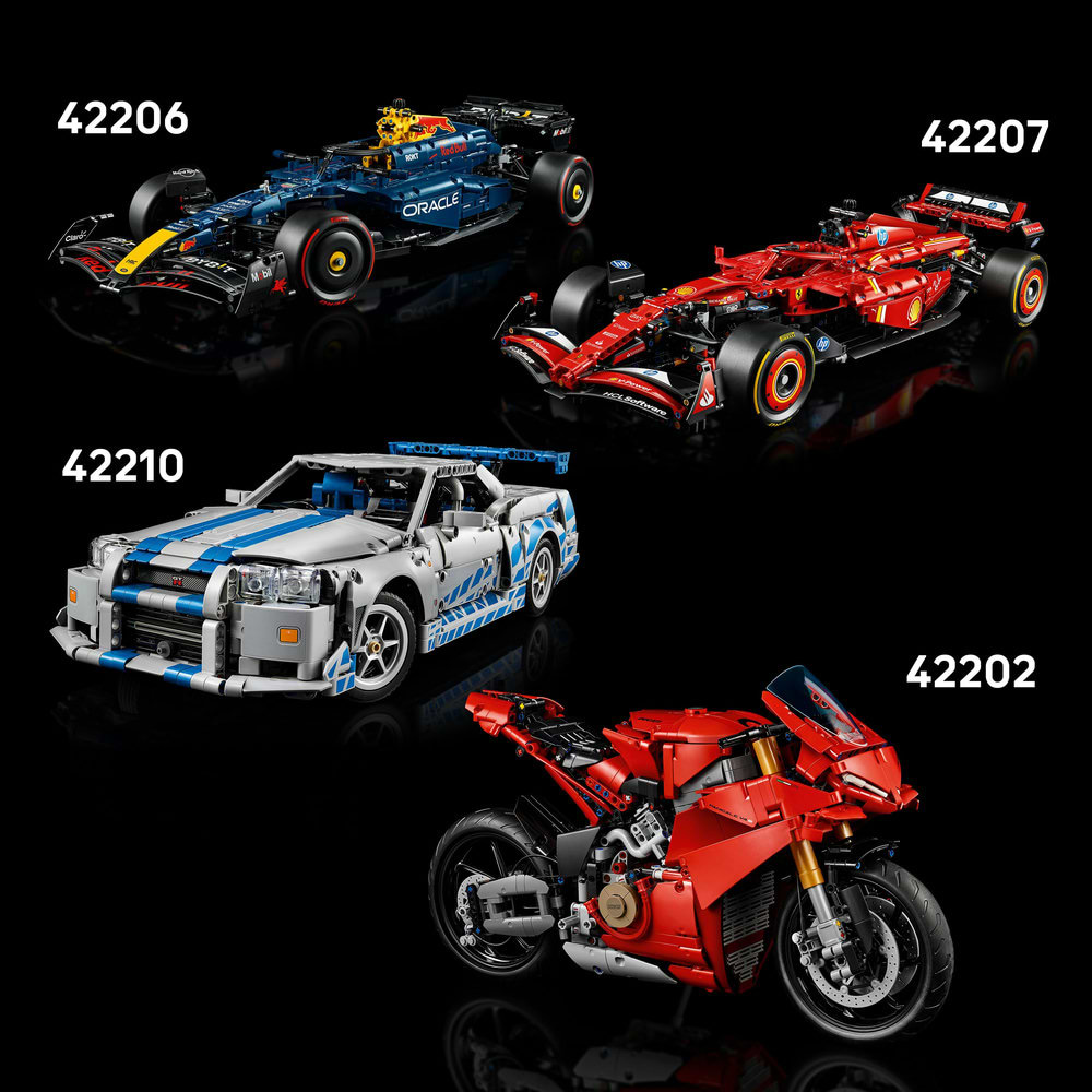 Фото - Конструктор LEGO  Technic Автомобіль для перегонів Ford GT40 MKII 1966 року (42223)