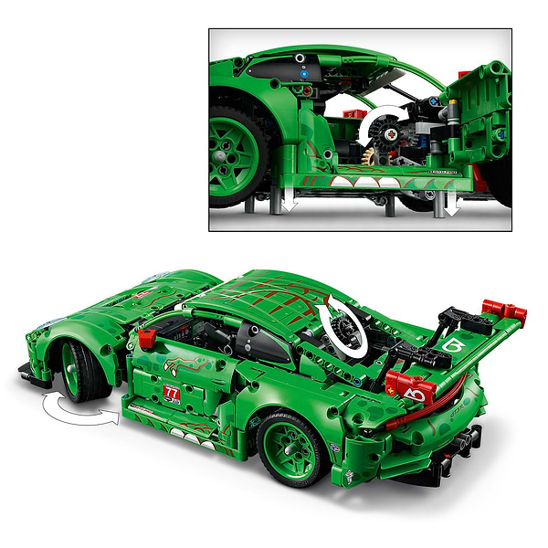 Фото - Конструктор LEGO Technic Porsche 911 GT3 R REXY AO Racing (42224)