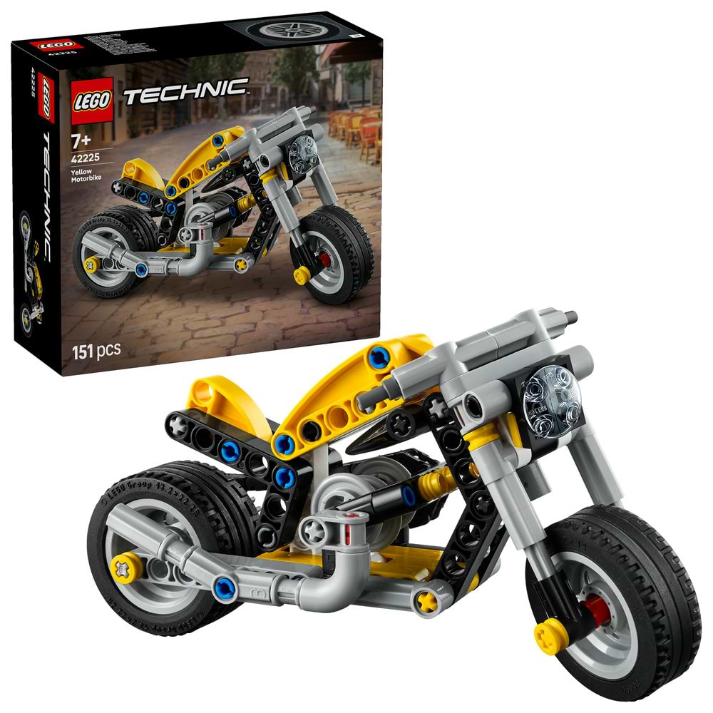 Конструктор LEGO Technic Жовтий мотоцикл (42225)