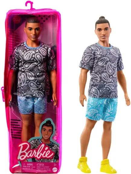 Фото - Лялька Barbie "Модник" у футболці з візерунком пейслі (HJT09)