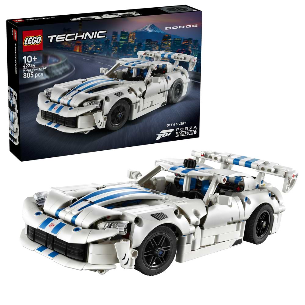 Конструктор LEGO Technic Спортивный автомобиль Dodge Viper GTS-R (42234)