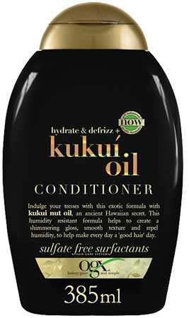 Фото - Бальзам для волосся OGX для зволоження і гладкості волосся з олією гавайського горіха 385 мл (0022796974228)