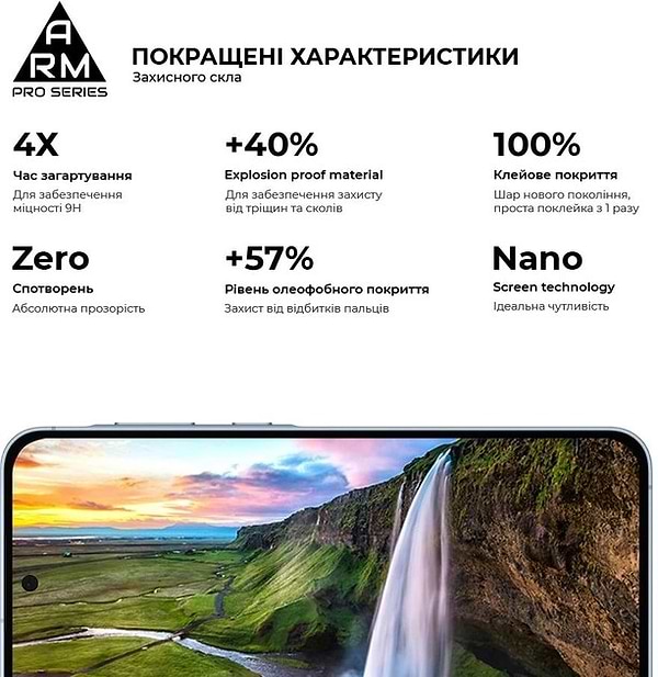 Фото - Захисне скло для смартфону Armorstandart Pro for Samsung A55 5G (A556) Black (ARM74348)