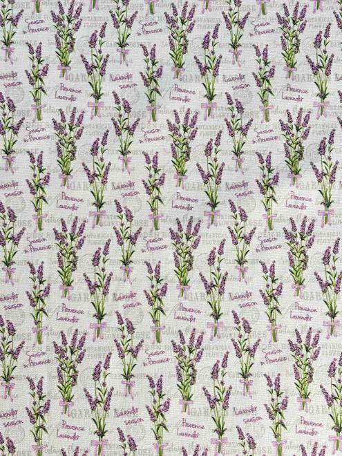 Фото - Скатерть прямоугольная Прованс Соцветия лаванды 120х180 см (042353)