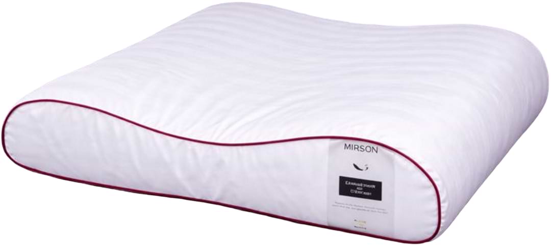 Подушка ортопедична MirSon №4236 Satin Stripe 30-0001 White (2200006424543)