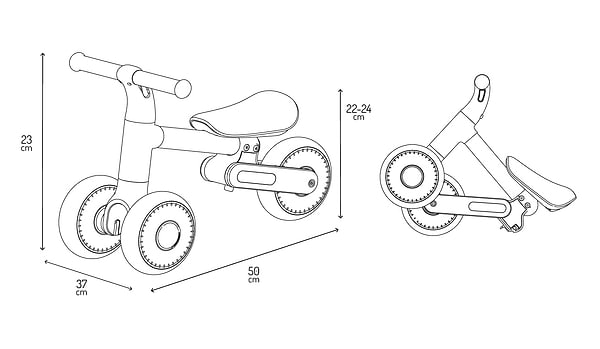 Фото - Беговел MoMi DEX Beige