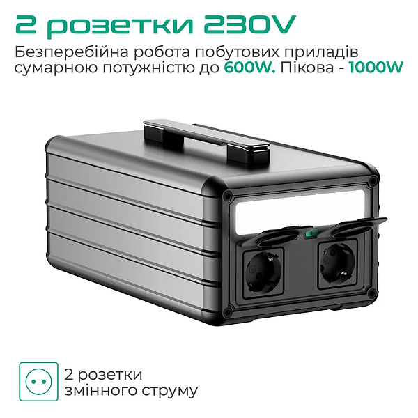 Фото - Зарядная станция универсальная Zendure ZDSB600M-gy-eu