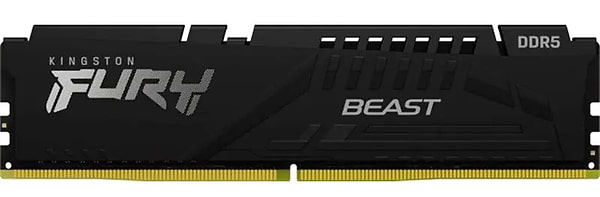 Фото - Память DDR Kingston DDR5 16GB 5200 MHz Fury Beast Black (KF552C36BBE-16)