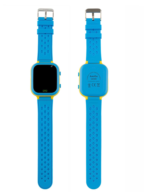 Фото - Уценка - Детские часы AmiGo GO009 GLORY Camera+LED WIFI Blue-Yellow