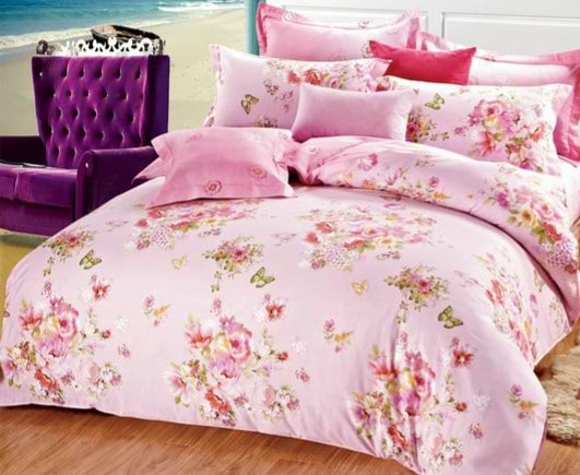 Комплект постільної білизни Zastelli сатин 200х220 см різнокольоровий (2237A/green olive)