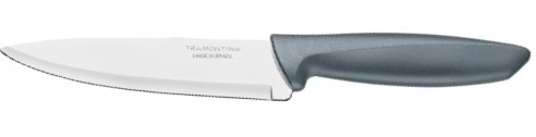 Ніж кухаря Tramontina Plenus Grey Chef 178 мм (23426/167) - Фото 1