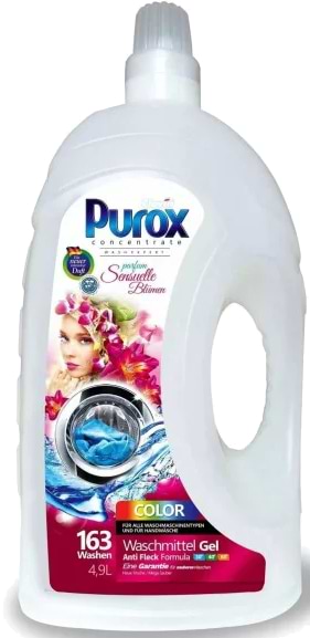 Гель для прання Purox Color 4900 мл (4260418932973)