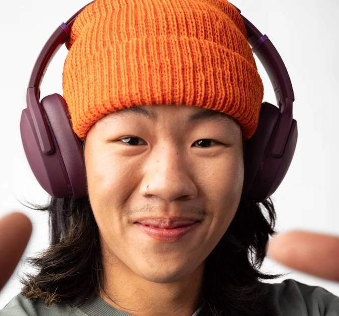 Фото - Навушники повнорозмірні бездротові Skullcandy BT Crusher Evo Midnight Plum (S6EVW-R955)