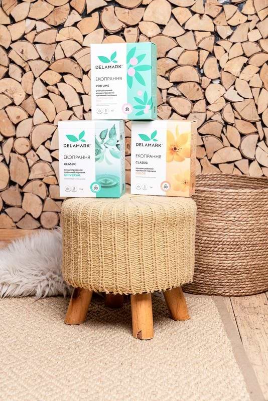 Фото - Пральний порошок DeLaMark Universal 1 кг (4820152330048)