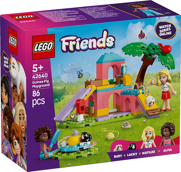 Фото - Конструктор LEGO Friends Ігровий майданчик для морських свинок (42640)