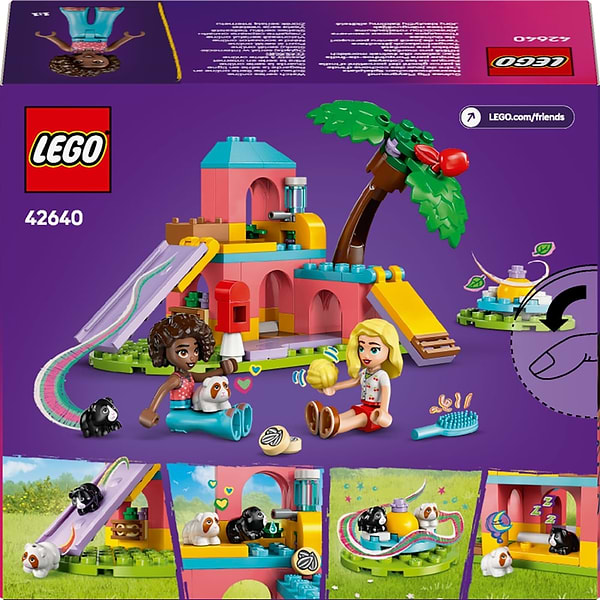 Фото - Конструктор LEGO Friends Ігровий майданчик для морських свинок (42640)