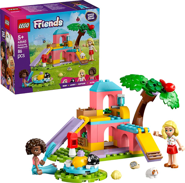 Фото - Конструктор LEGO Friends Ігровий майданчик для морських свинок (42640)