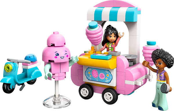 Фото - Конструктор LEGO Friends Ятка із солодкою ватою та скутер (42643)