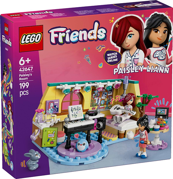Фото - Конструктор LEGO Friends Кімната Пейслі (42647)