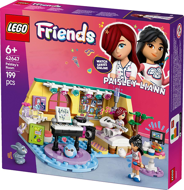 Фото - Конструктор LEGO Friends Кімната Пейслі (42647)