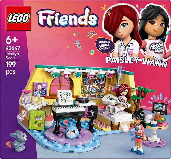 Фото - Конструктор LEGO Friends Кімната Пейслі (42647)