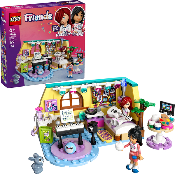 Фото - Конструктор LEGO Friends Кімната Пейслі (42647)