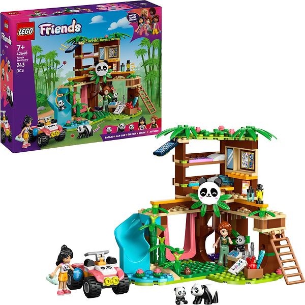 Фото - Конструктор LEGO Friends Догляд за тваринами в заповіднику панд (42648)
