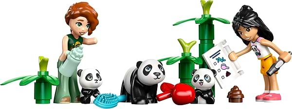 Фото - Конструктор LEGO Friends Догляд за тваринами в заповіднику панд (42648)