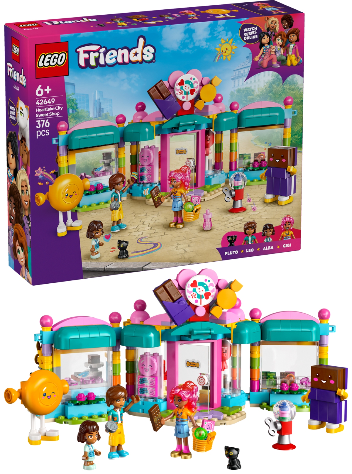 Конструктор LEGO Friends Цукерня Хартлейк-Сіті (42649) - Фото 1