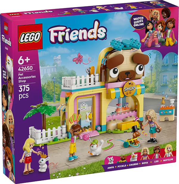 Фото - Конструктор LEGO Friends Магазин аксесуарів для домашніх улюбленців (42650)