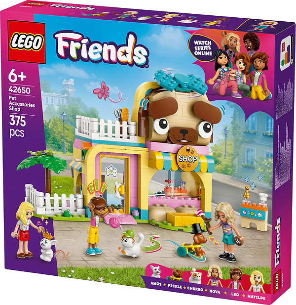 Фото - Конструктор LEGO Friends Магазин аксесуарів для домашніх улюбленців (42650)