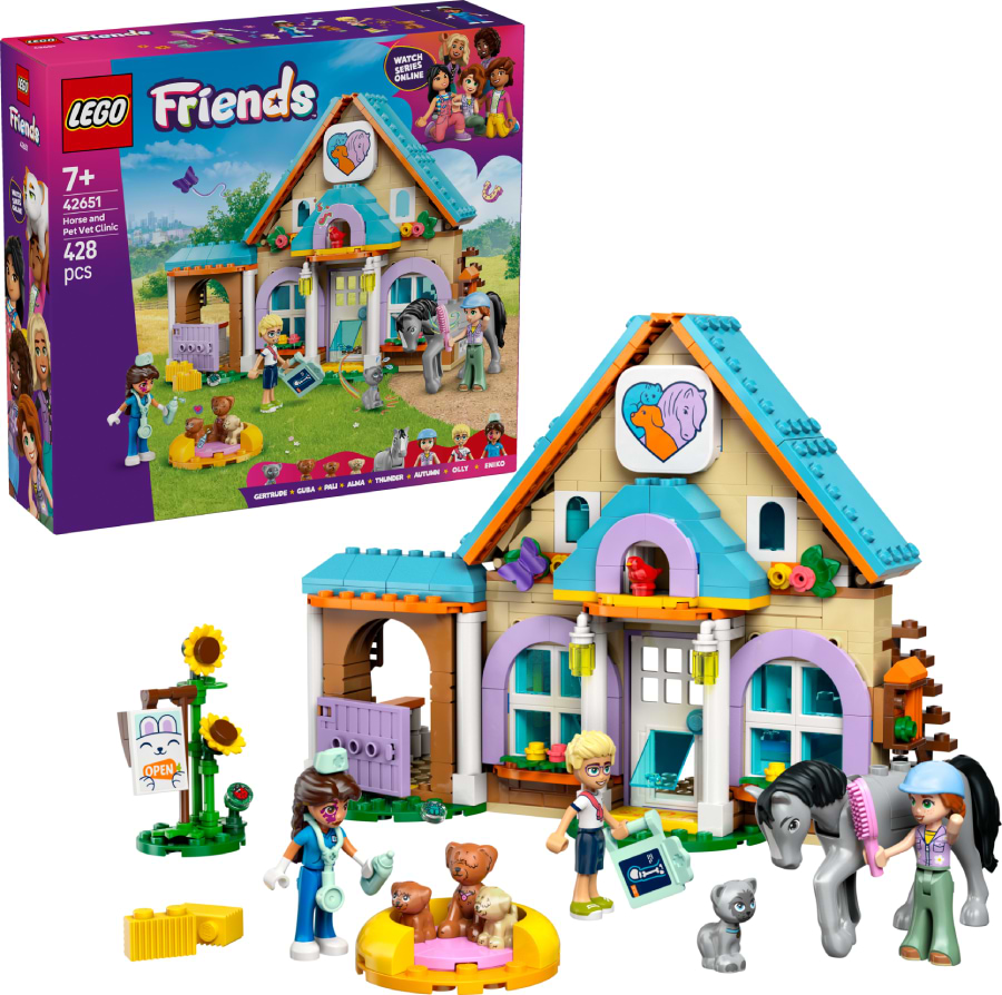 Конструктор LEGO Friends Ветеринарна клініка для коней і домашніх улюбленців (42651) - Фото 1