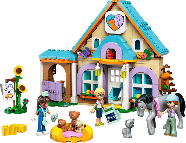 Фото - Конструктор LEGO Friends Ветеринарна клініка для коней і домашніх улюбленців (42651)