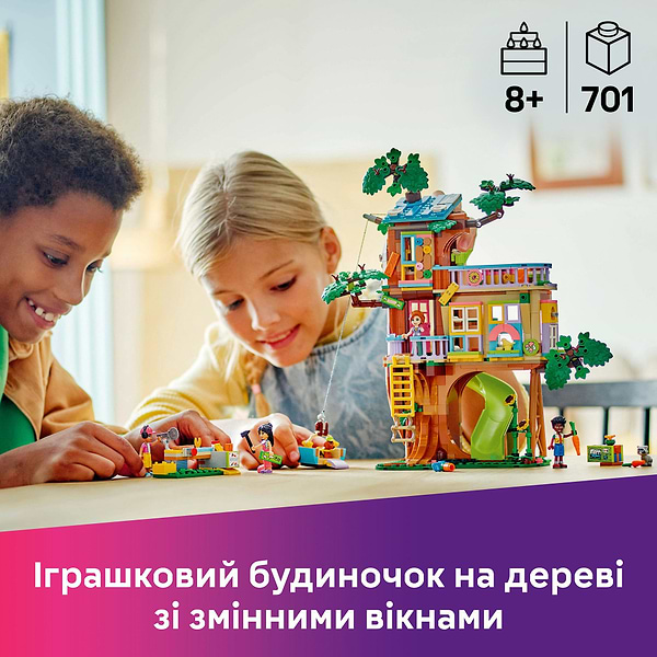 Фото - Конструктор LEGO Friends Тусовка у будиночку дружби на дереві (42652)