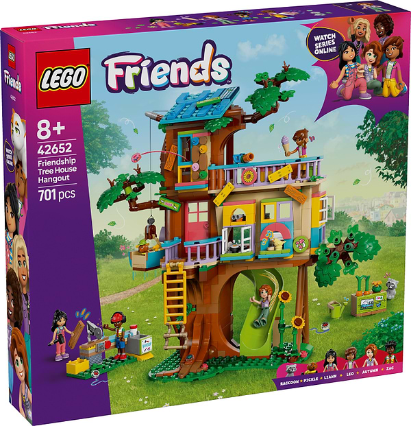 Фото - Конструктор LEGO Friends Тусовка у будиночку дружби на дереві (42652)
